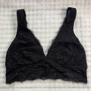 Aerie Midnight Black Lace Bralette